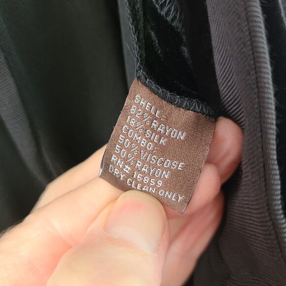 J. MacLaughlin black faux suede pullon skinny leggings pants Medium - Picture 7 of 7